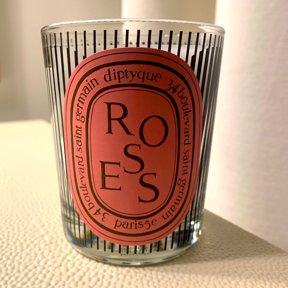 Diptyque "Roses" Candle 190g No Box Never Burned Excellent